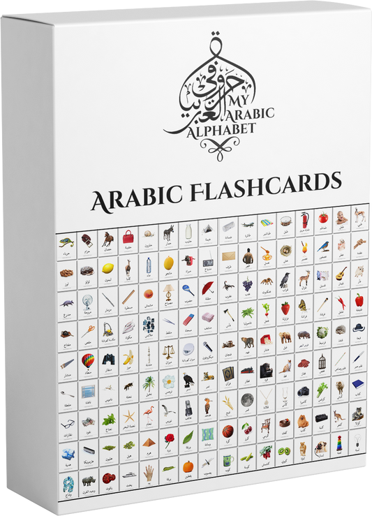 350 Printable Arabic Flashcards -  Digital Download